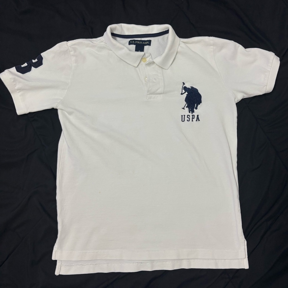 U.S. Polo Assn. White Polo Shirt